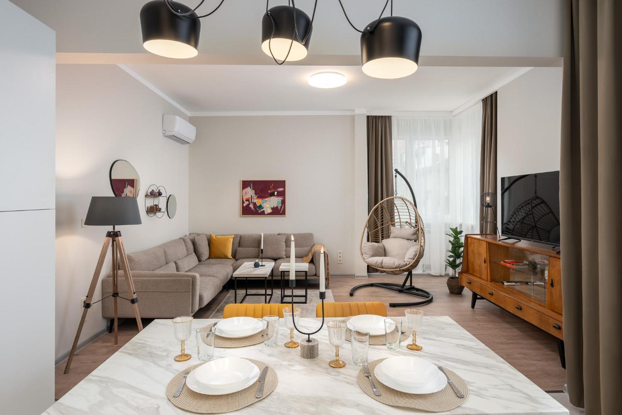 Bright & Sunny Stylish Apt With 2Bdr And 2Bth Szófia Kültér fotó